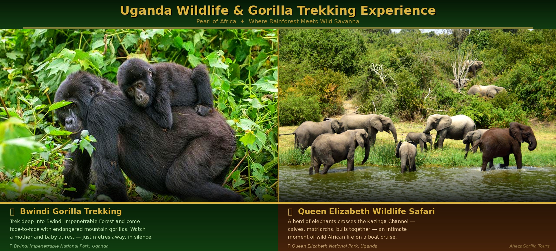 08 Days Uganda Wildlife & Gorilla Trekking Safari